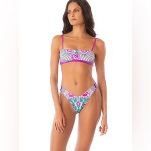 Maaji Reversible Cerise Bouquet Bikini Set Medium B2065